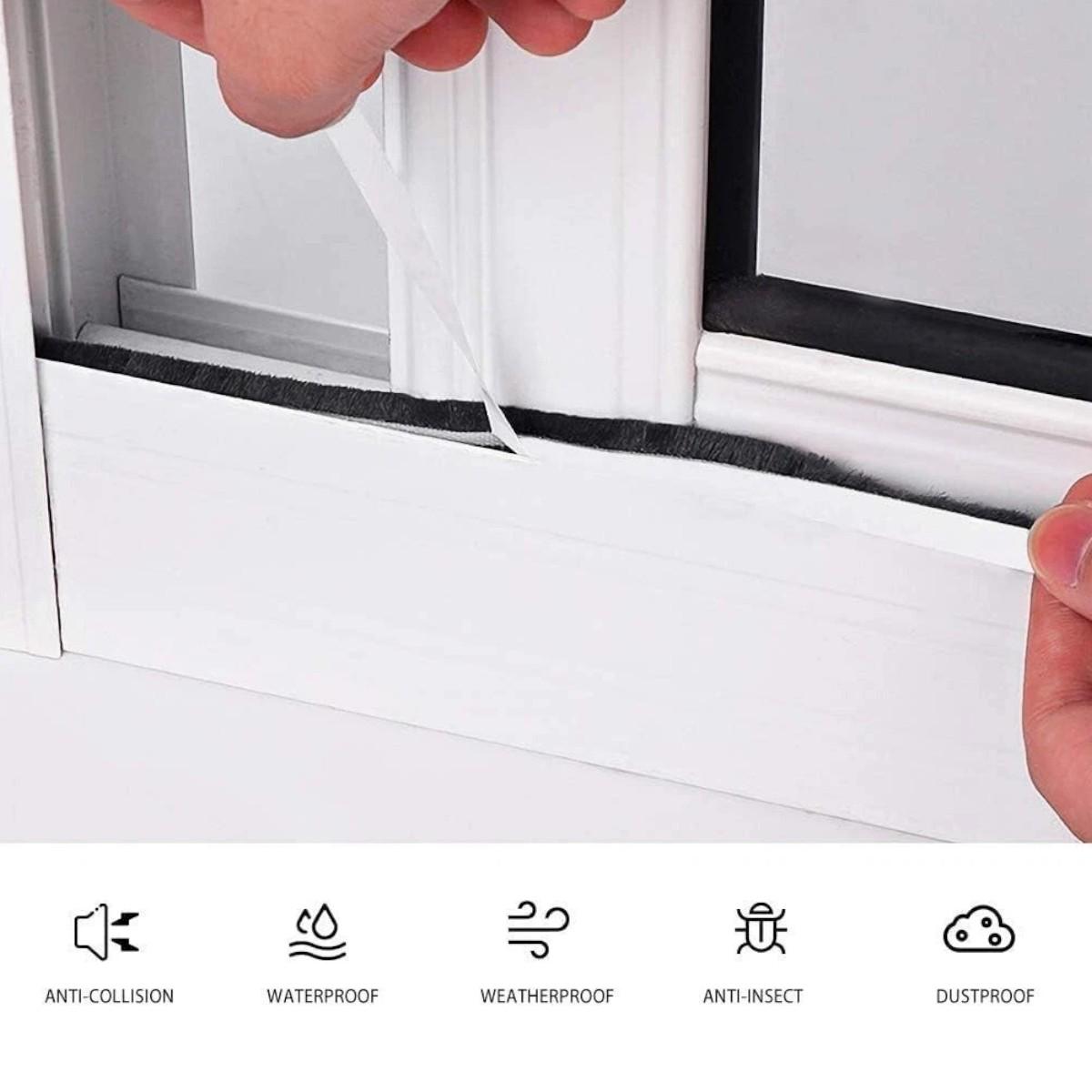 Ущільнювач для вікон та дверей Weikan самоклеючий 9х5,5 мм 3 м (R35868) - фото 3 Ущільнювач для вікон та дверей Weikan самоклеючий 9х5,5 мм 3 м (R35868) - фото 3