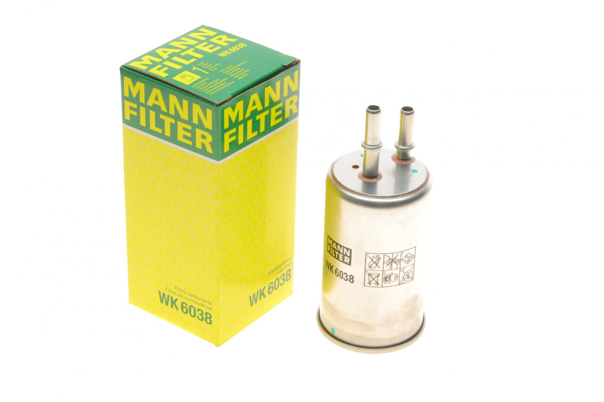 Фильтр топливный Mann-Filter для Volvo S60/S80/V40/V60/V70 1,5-4,4 06- (WK 6038)