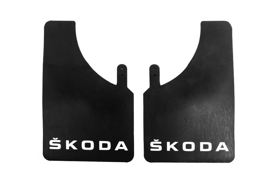 Брызговики Polytep для Skoda резина Черный 230х375 мм 2 шт. (131474)