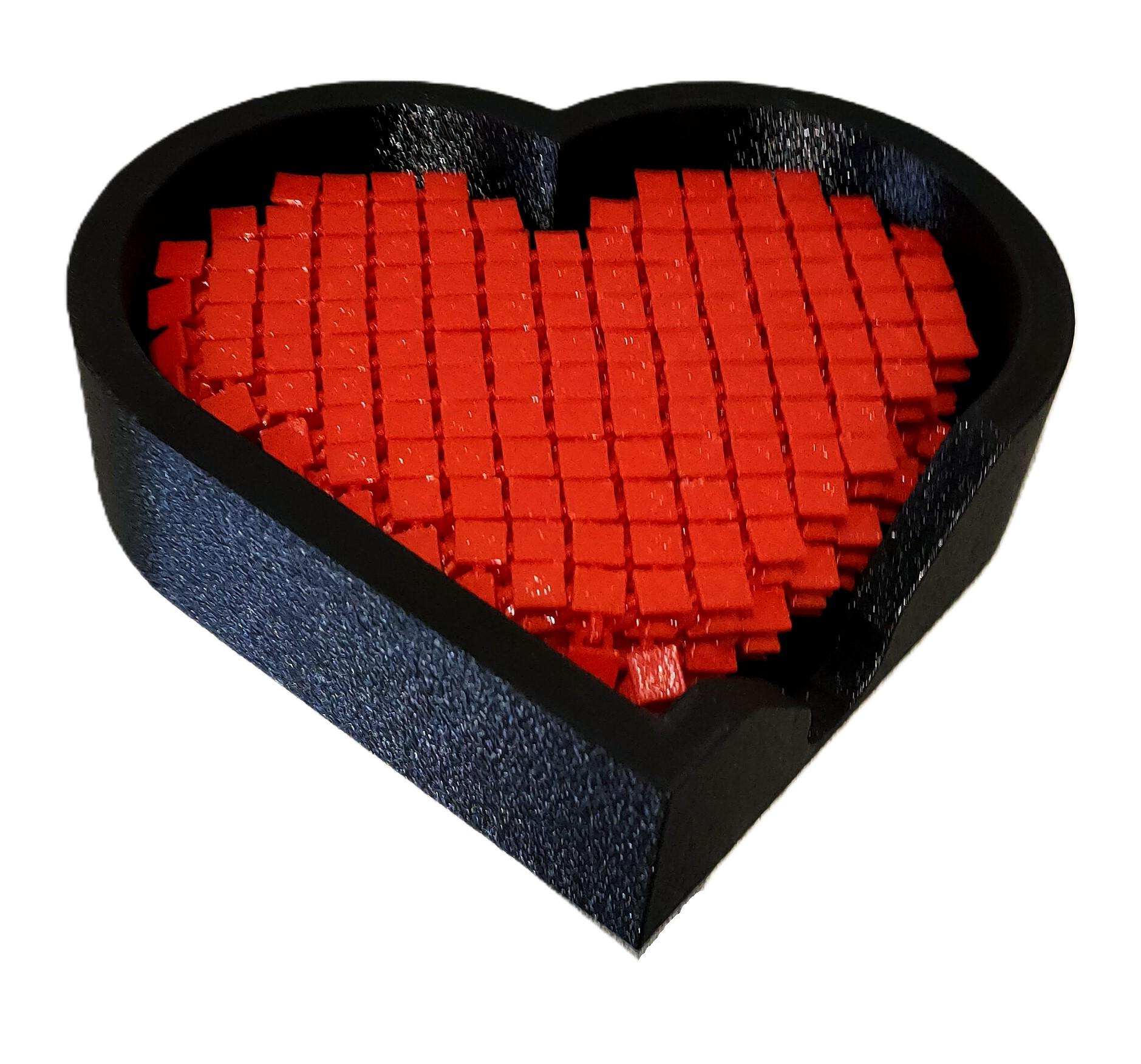 Набор из четырех подвижных подставок в коробке в форме сердца 150х145х35 мм (PSK-202G-CH) - фото 4 Набор из четырех подвижных подставок в коробке в форме сердца 150х145х35 мм (PSK-202G-CH) - фото 4