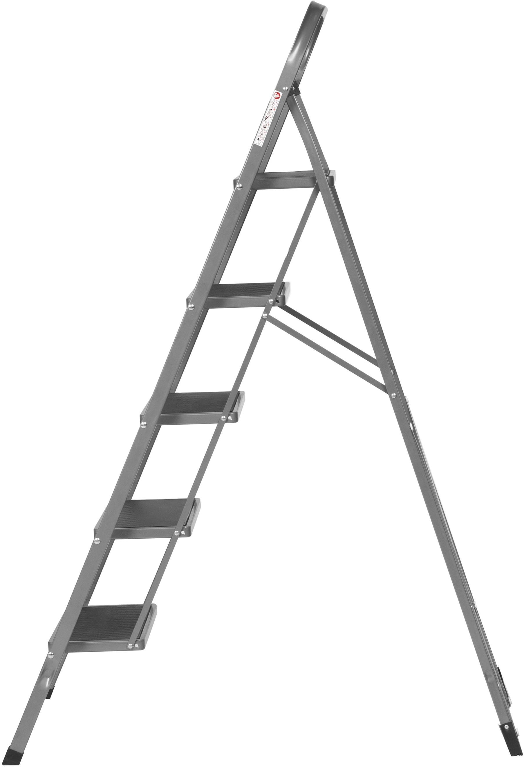 Лестница Aloft бытовая 5 широких ступенек Серый (SLS-05-GR) - фото 4 Лестница Aloft бытовая 5 широких ступенек Серый (SLS-05-GR) - фото 4