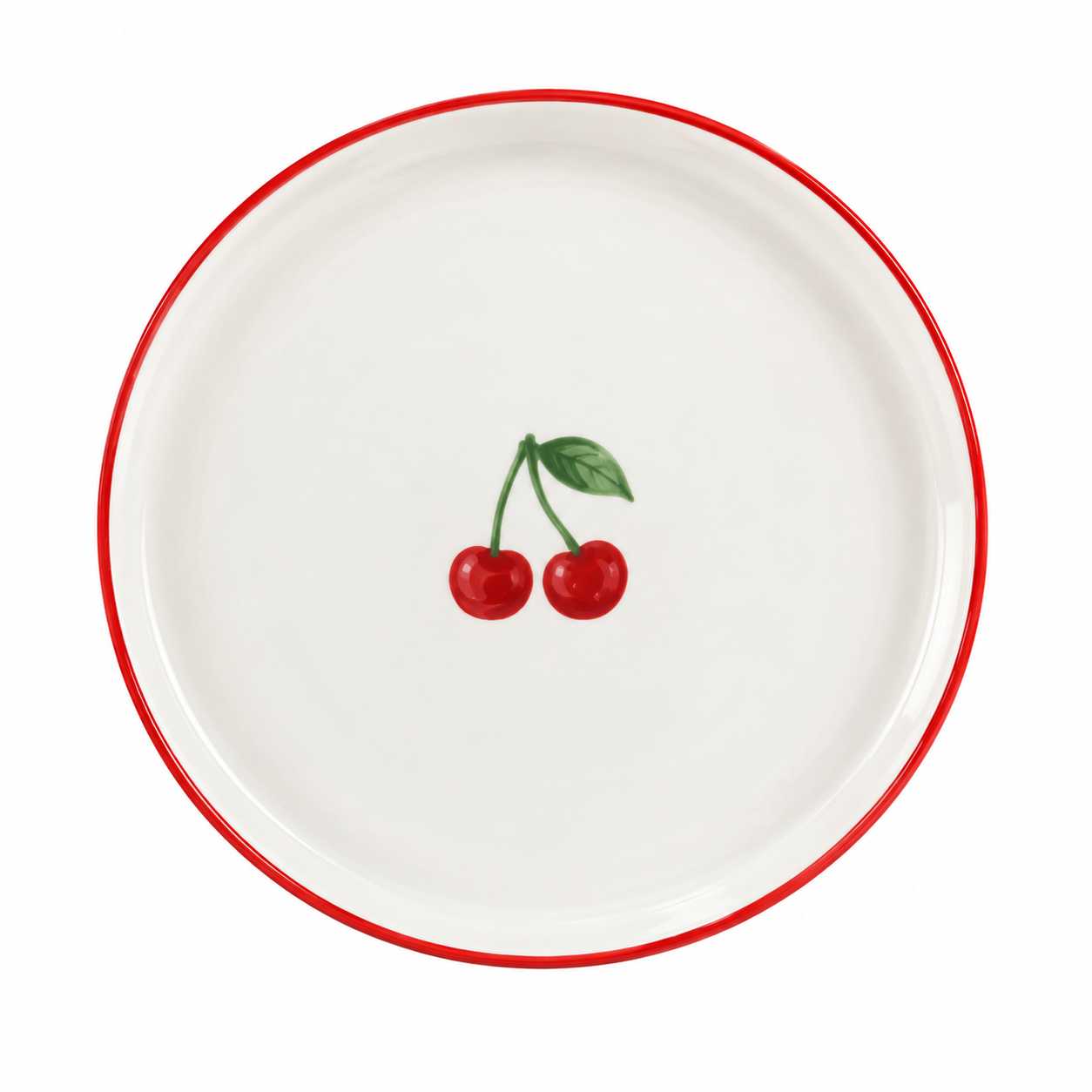 Тарелка Ardesto Cherry 20 см фарфор (AR2120C)