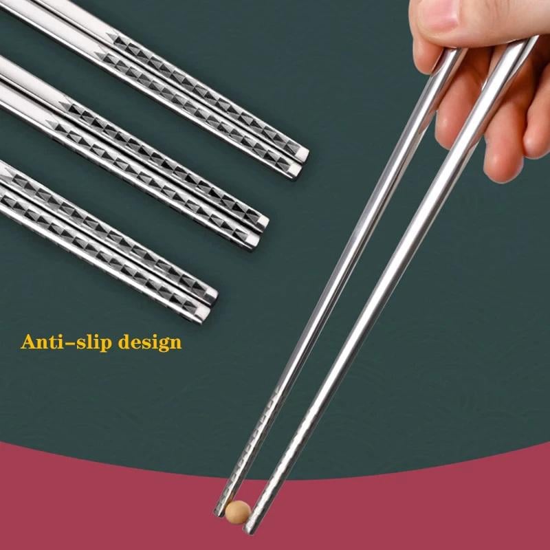 Палочки для еды металлические с декором Cherry Blossom 25 см (726-2) - фото 4 Палочки для еды металлические с декором Cherry Blossom 25 см (726-2) - фото 4