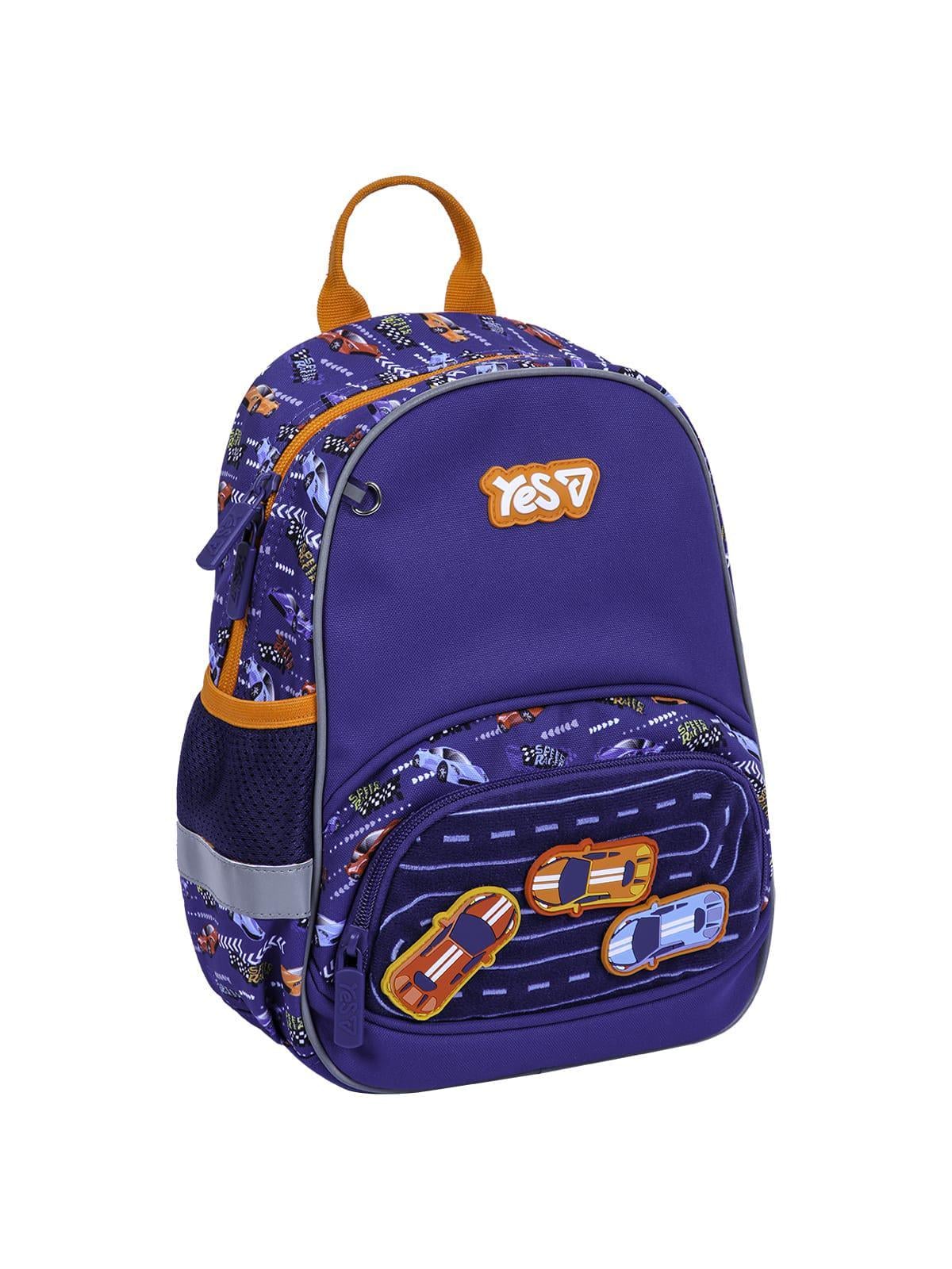 Школьный рюкзак детский YES K-34XS Car Rally (550450)