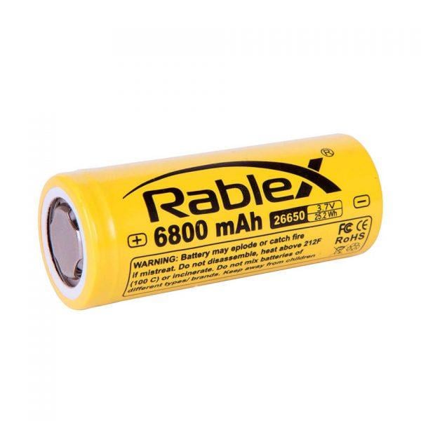 ᐉ Аккумулятор Rablex 26650 6800 mAh Li-ion 3,7 V Желтый • Купить в ...