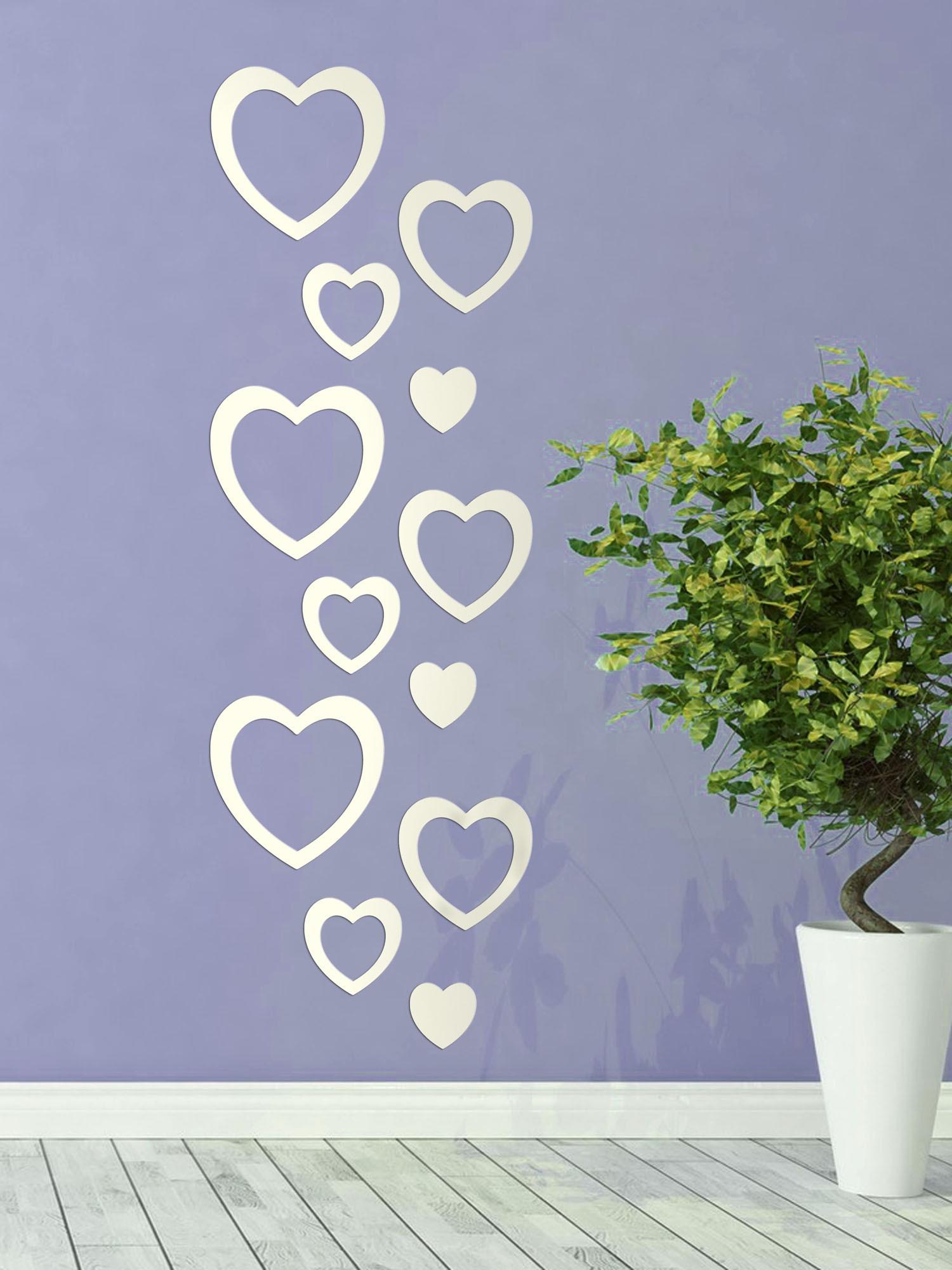 Наклейка интерьерная Нежность стены 12 шт. Белый (21994108) Наклейка интерьерная Нежность стены 12 шт. Белый (21994108)