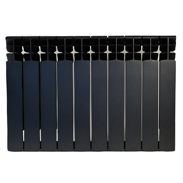 Радіатор біметалевий Mirado 500/96 мм 4 секції Graphite (6555336)