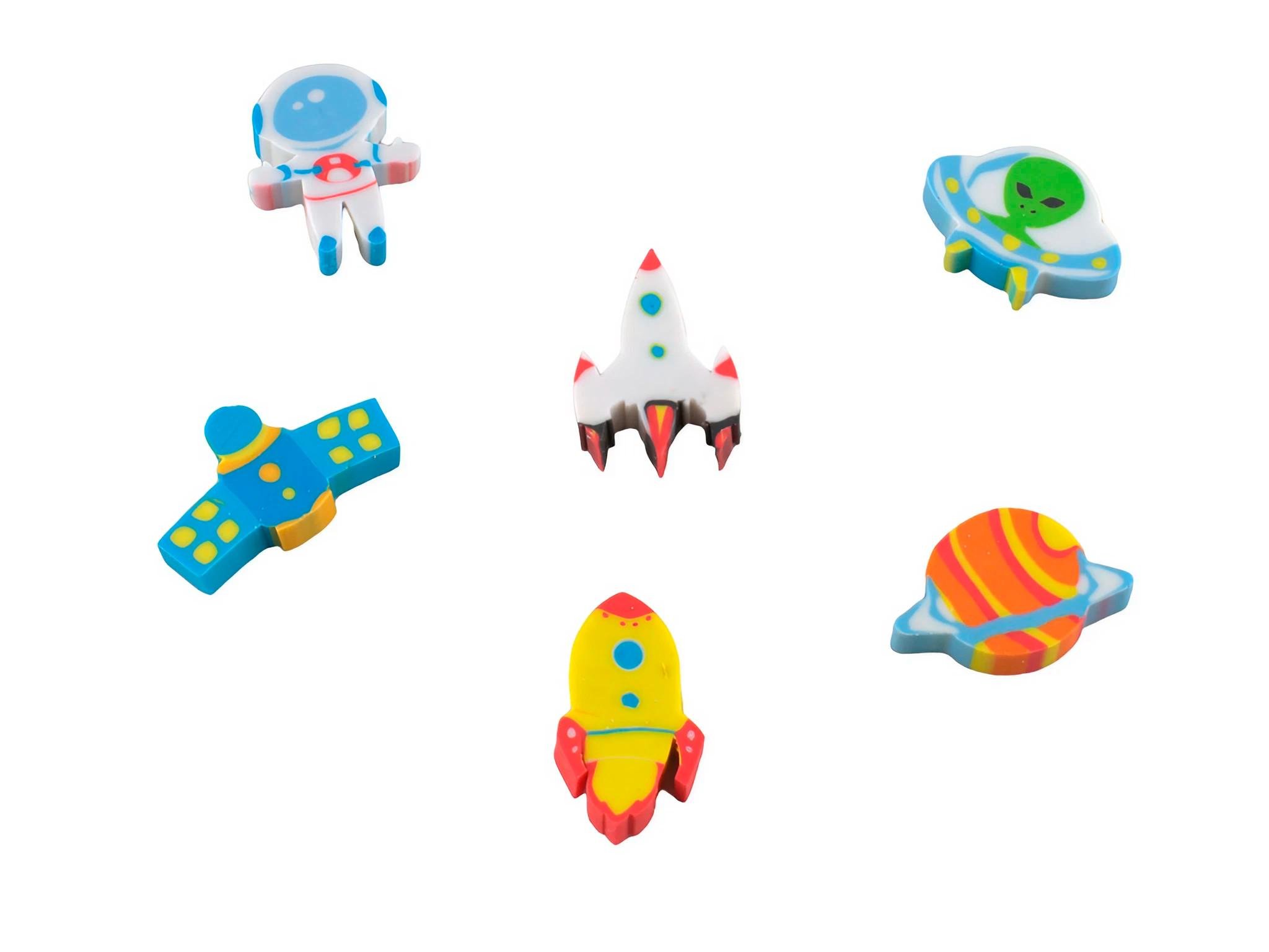 Набор ластиков Stenson Space WW01378 42 шт.