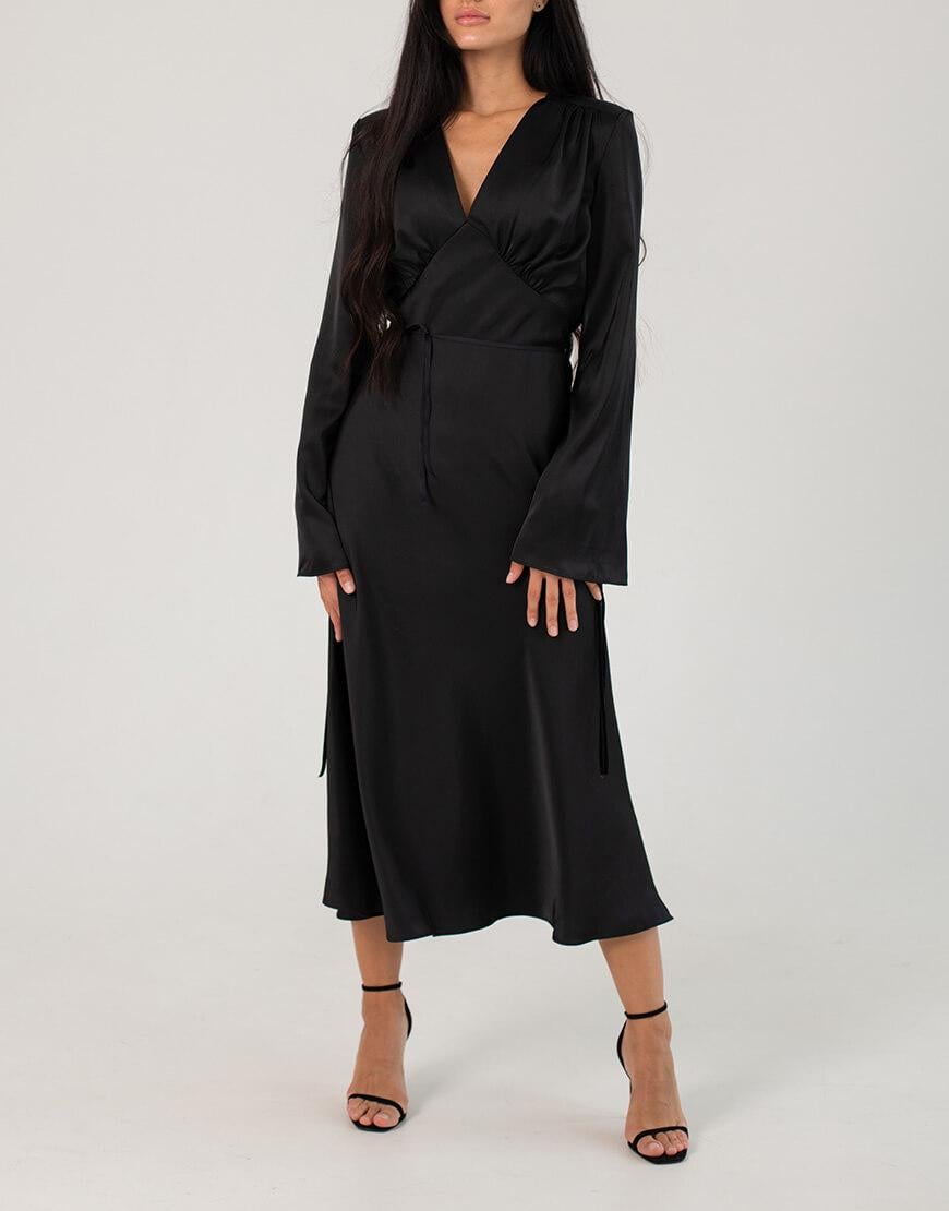 Сукня із оксамитовими завʼязками TWINSIS CLOTHES чорна S