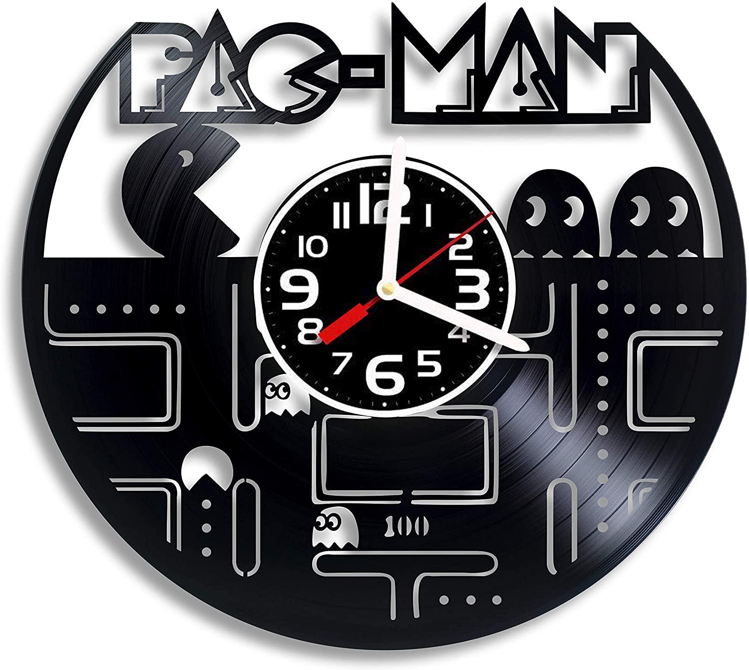 Часы настенные Pac-man 2475 из виниловой пластинки