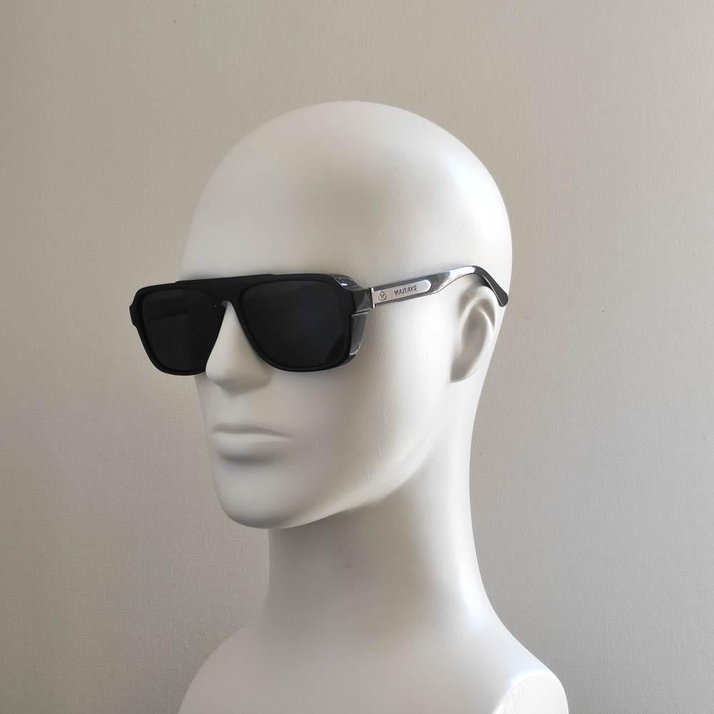 Солнцезащитные очки поляризованные 1876 Matlrxs Polarized Черный Глянцевый (47137) - фото 2 Солнцезащитные очки поляризованные 1876 Matlrxs Polarized Черный Глянцевый (47137) - фото 2