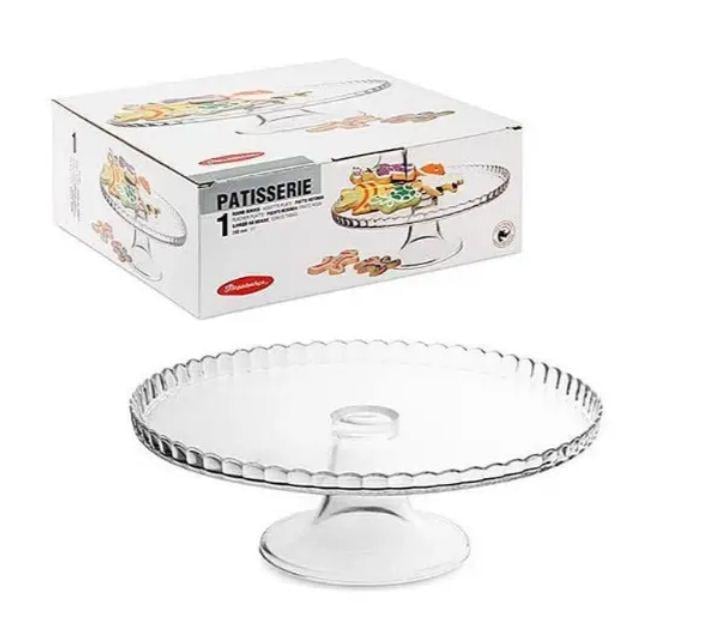 Блюдо для торта на ніжці Pasabahce Patisserie 95117в бортик вгору 322 мм