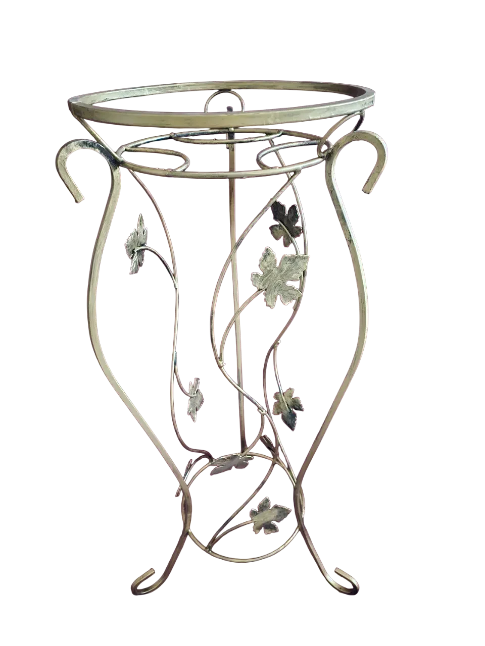 Подставка для цветов Хатинка на 1 большой вазон кованая 81х38 см (CNT00011727)