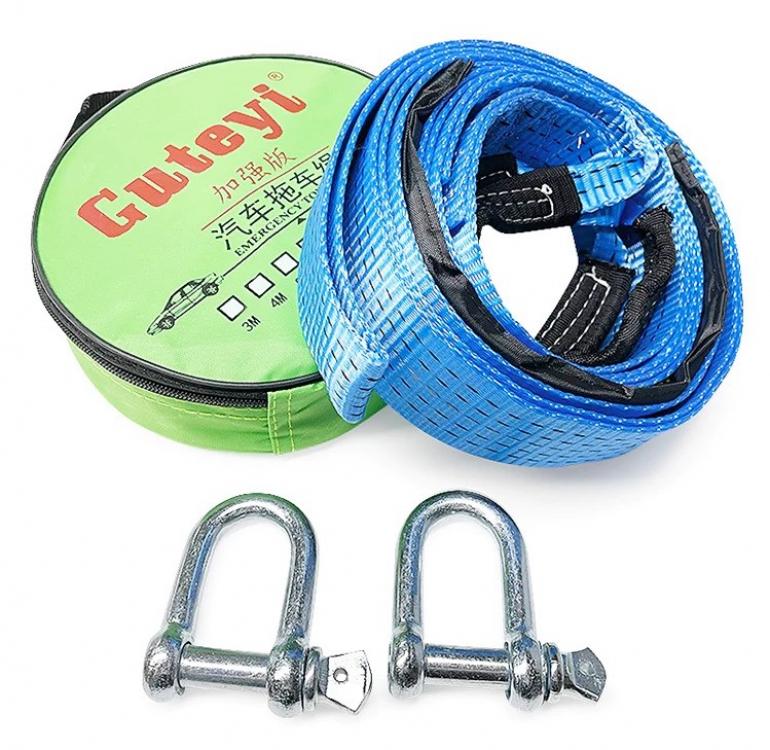 Трос буксировочный с перчатками в сумке 8 т 5 м