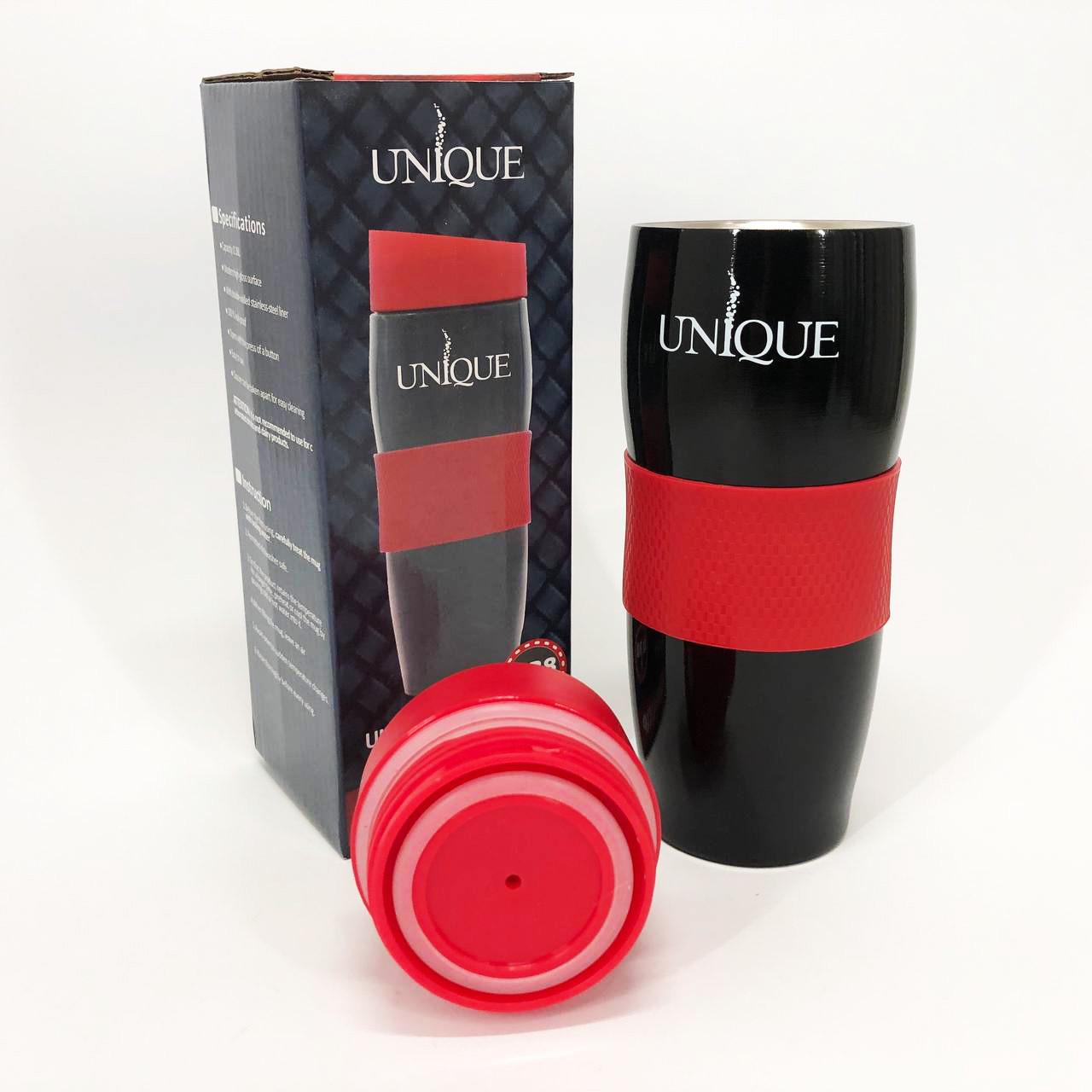 Термокружка Unique 0,38 л Оранжевый (MX-10736V) - фото 2