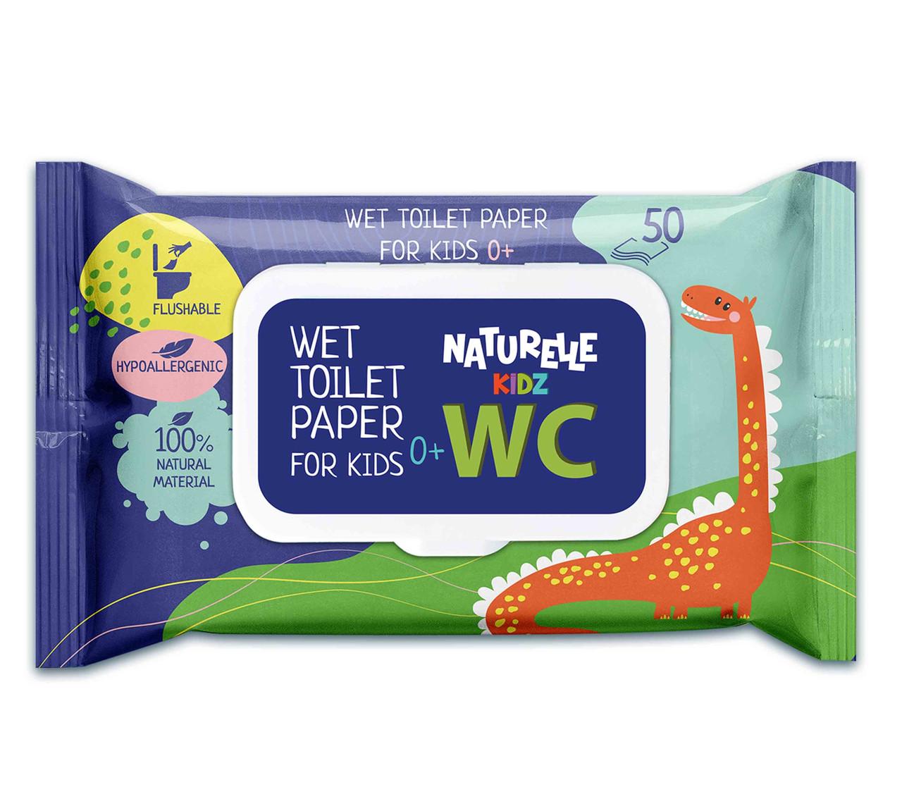 Туалетная влажная бумага Naturelle Kids 50 шт. (000006273)