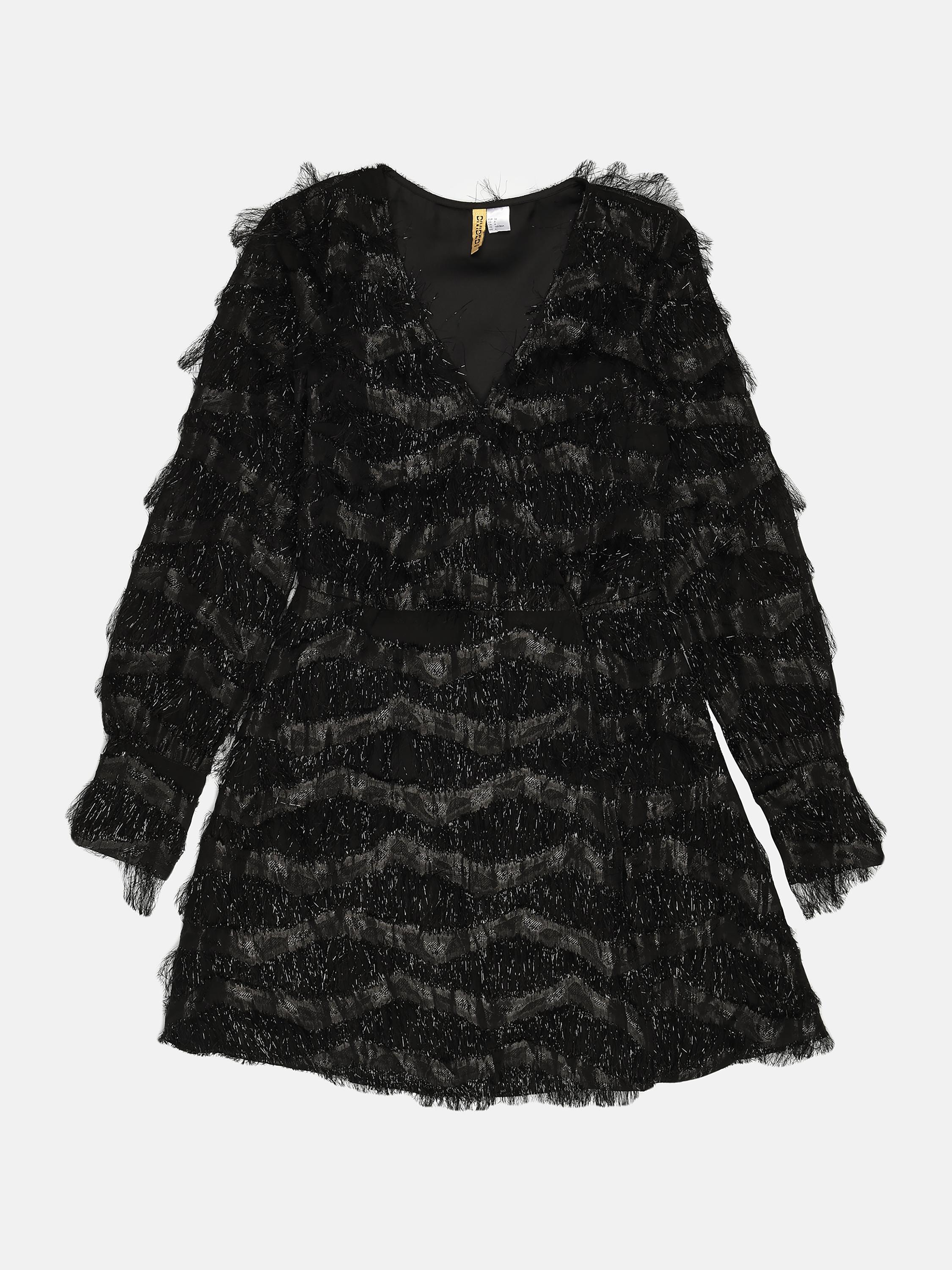 Платье H&M р. 34 Черный (23871801)