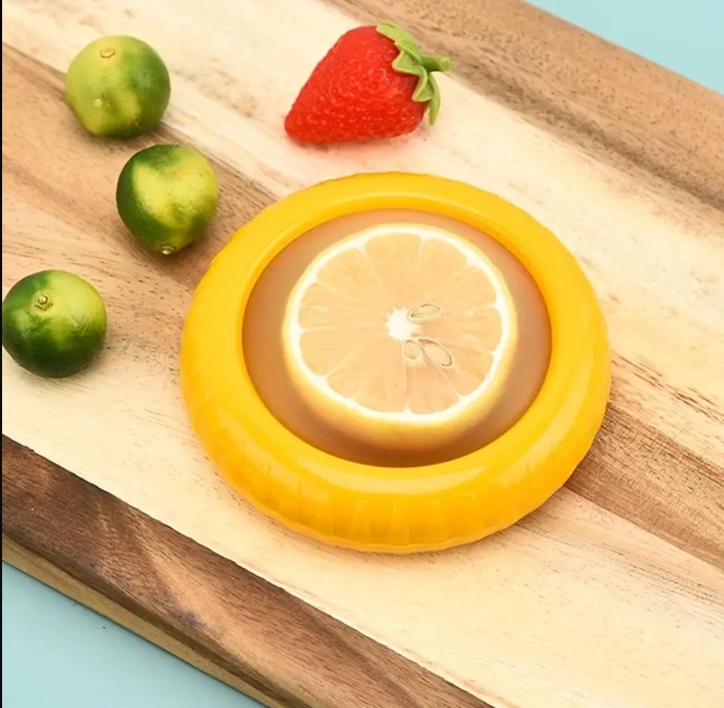 Харчовий контейнер для зберігання фруктів та овочів 9,8 см Жовтий (2543708927) - фото 6