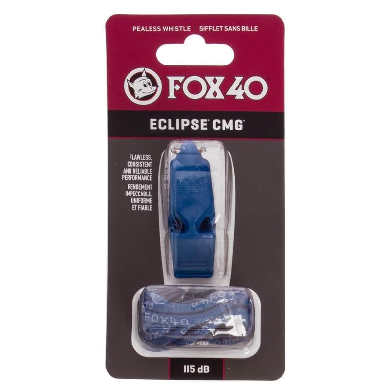 Свисток судейский Zelart FOX40-Eclipse CMG пластиковый Синий (DR007498) - фото 5