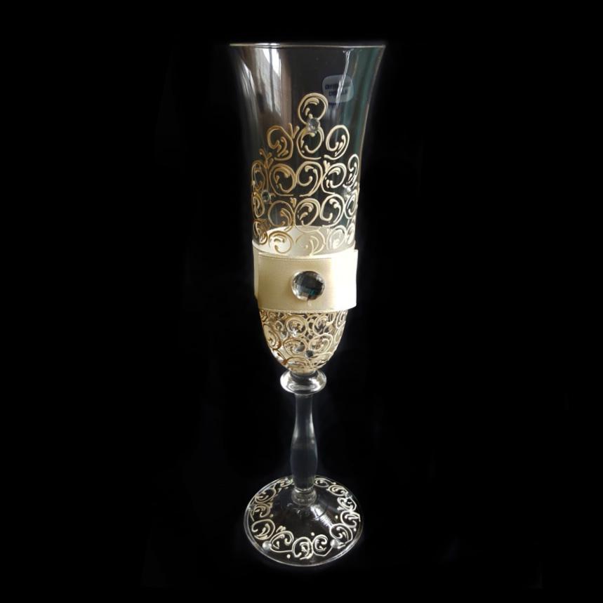 Бокалы свадебные Bohemia Sandy 190 мл 2 шт. (8508)