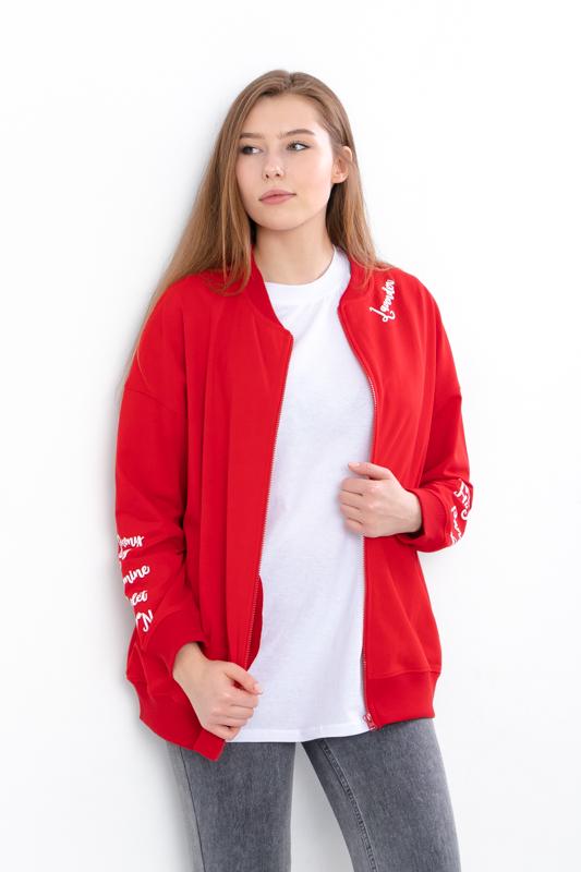 Джемпер жіночий Носи Своє M 175 см Червоний (3374-057-33-v5) - фото 2 Джемпер жіночий Носи Своє M 175 см Червоний (3374-057-33-v5) - фото 2