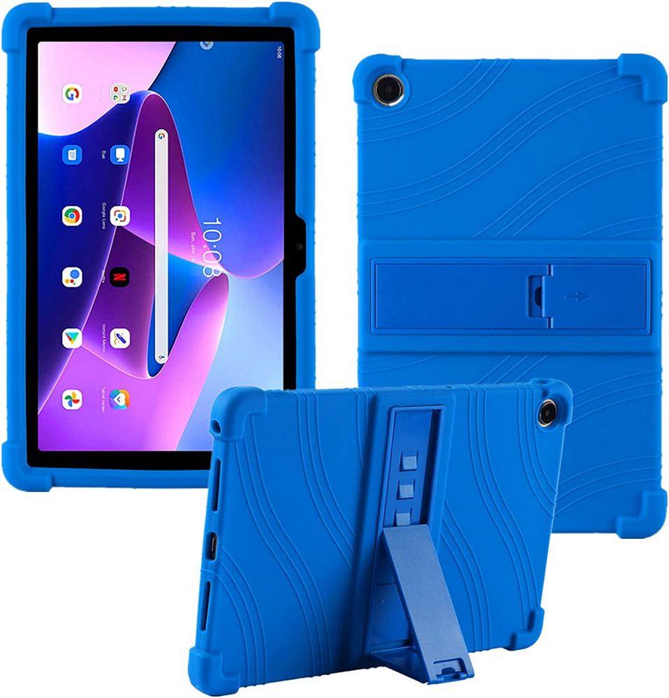 Чехол силиконовый Wagrid для Lenovo Tab M10 Plus 3rd Gen TB-125/128 2022 Light Blue (30639-0B) - фото 4 Чехол силиконовый Wagrid для Lenovo Tab M10 Plus 3rd Gen TB-125/128 2022 Light Blue (30639-0B) - фото 4