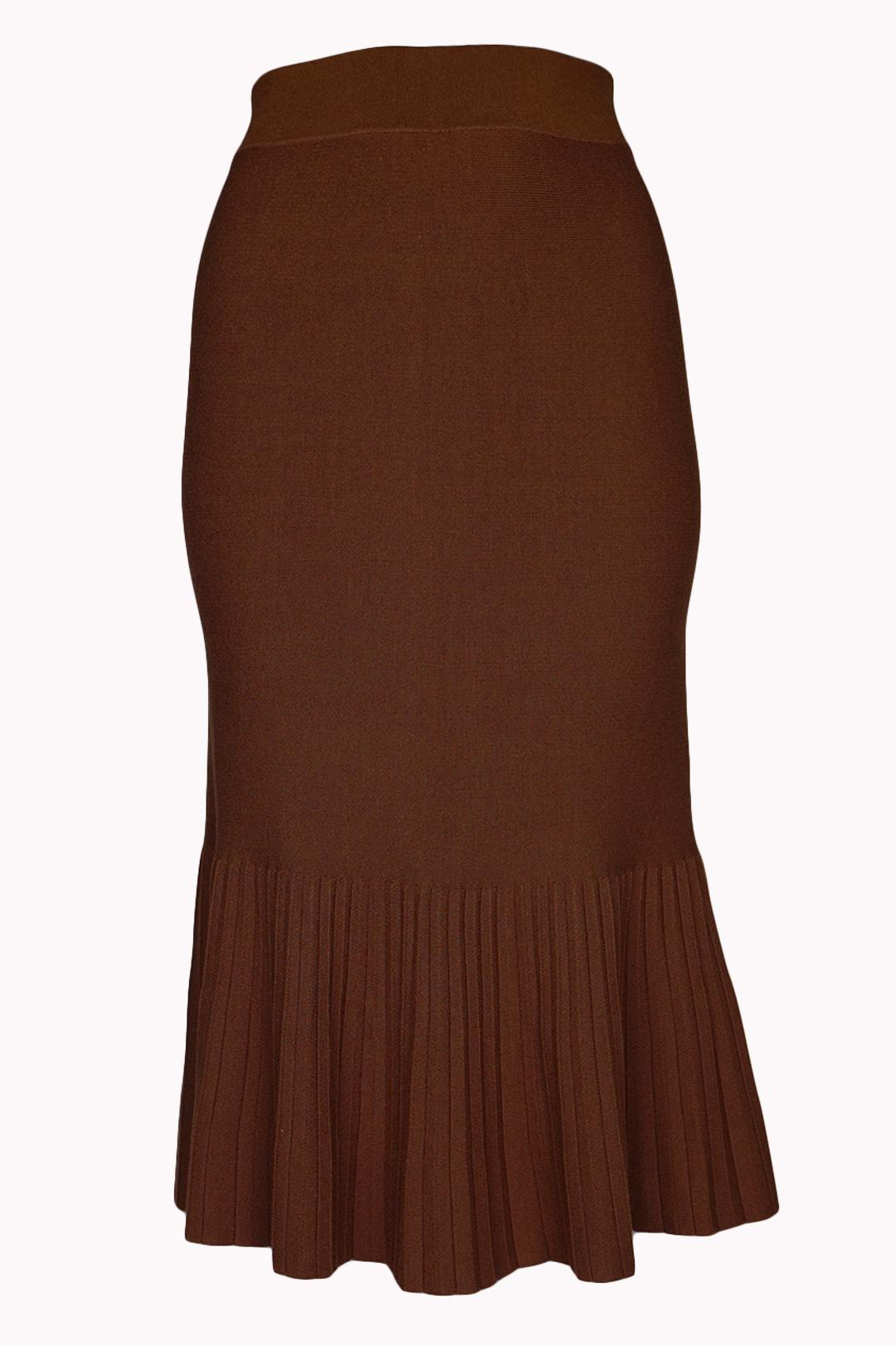 Юбка годи миди Forza Viva MW-KS-1978V-4 р. 42 Коричневый (MW-KS-1978V-4-42)