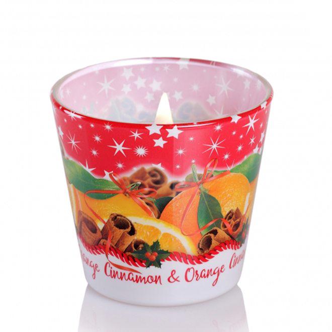 Свеча ароматическая Flora Christmas Spices Cinnamon & Orange (28808) - фото 2