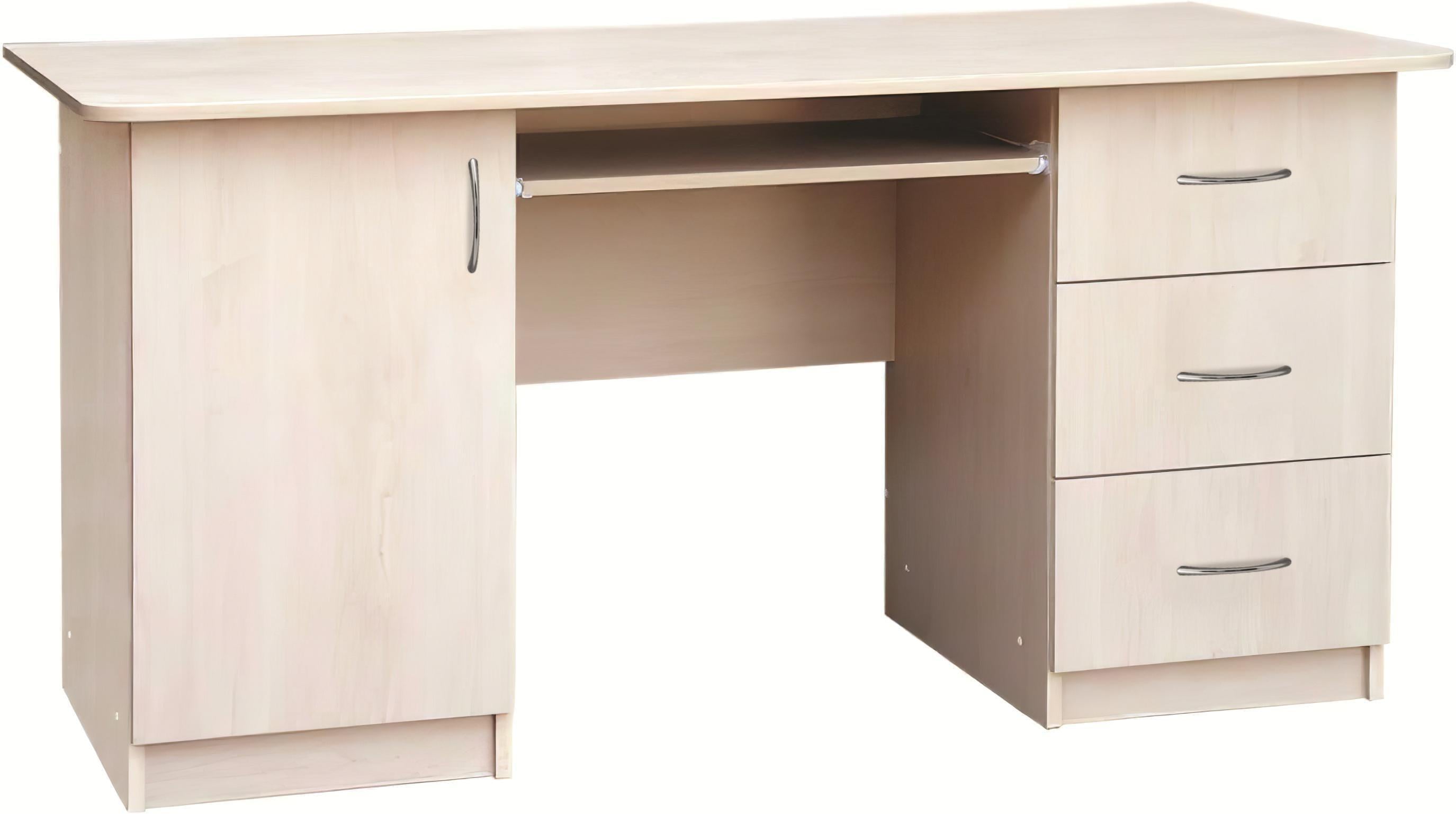 Стол кабинетный плюс МАКСИ-Мебель Венге магия/Дуб молочный (5102778)