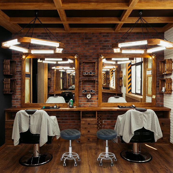 Кресло-табурет Bonro B-496 на колесах без спинки круглый Черный (4261) - фото 2 Кресло-табурет Bonro B-496 на колесах без спинки круглый Черный (4261) - фото 2