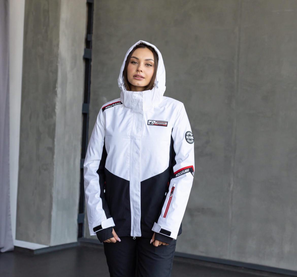 Куртка гірськолижна AoLugang жіноча S Білий (2351) - фото 4 Куртка гірськолижна AoLugang жіноча S Білий (2351) - фото 4