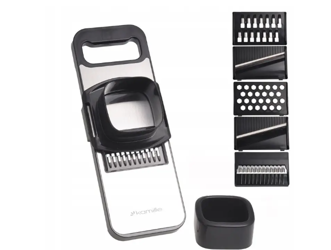 Терка многофункциональная ручная Kamille Vizo 6 в1 (3005)