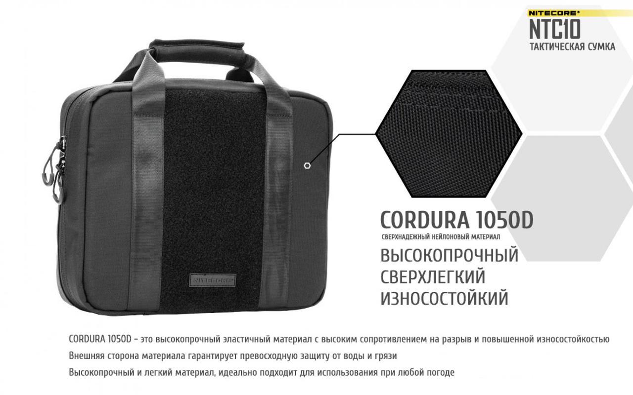 Сумка ручна Nitecore NTC10 CORDURA 1050D (010804) - фото 10