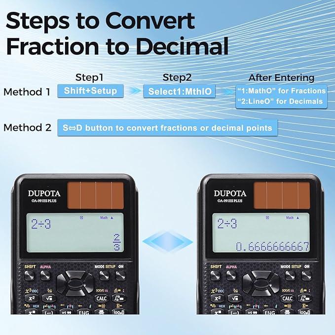 Калькулятор науковий OA-991ES Plus 417 функцій 2-рядковий дисплей на 10+2 цифр - фото 4 Калькулятор науковий OA-991ES Plus 417 функцій 2-рядковий дисплей на 10+2 цифр - фото 4