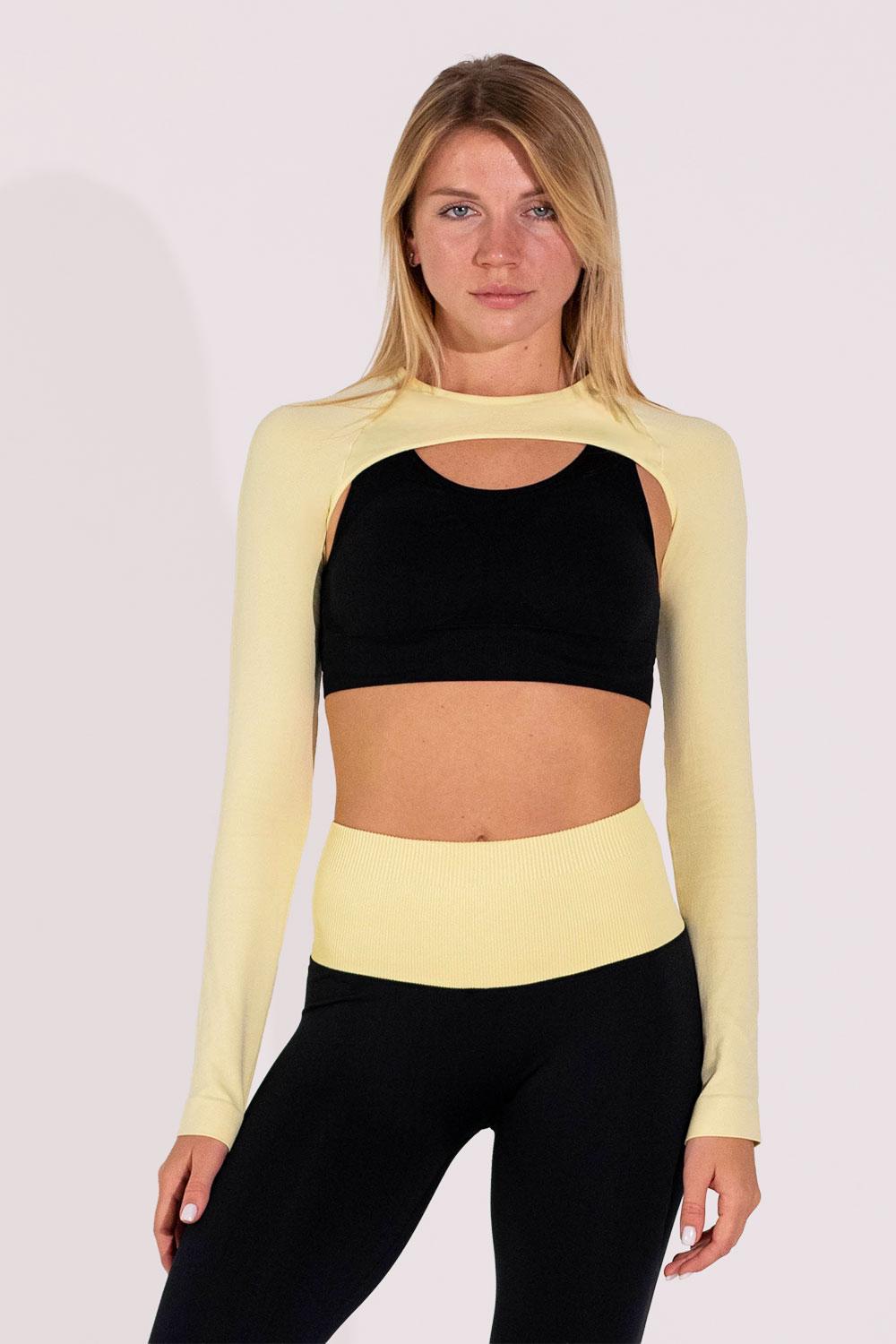 Топ женский бесшовный Giulia FLEX TOP FREE L/XL Black