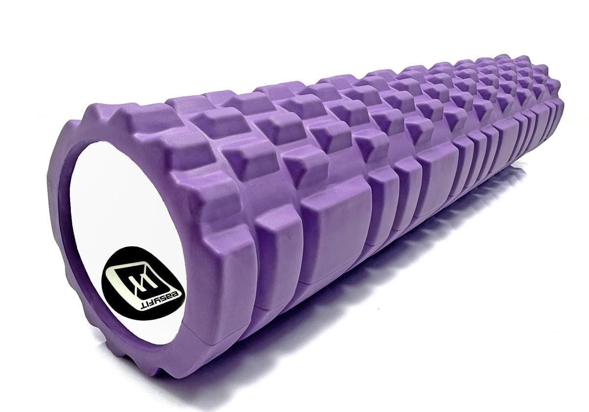 Массажный роллер EasyFit Grid Roller v.3.1 60 см Фиолетовый (EF-2037-V)