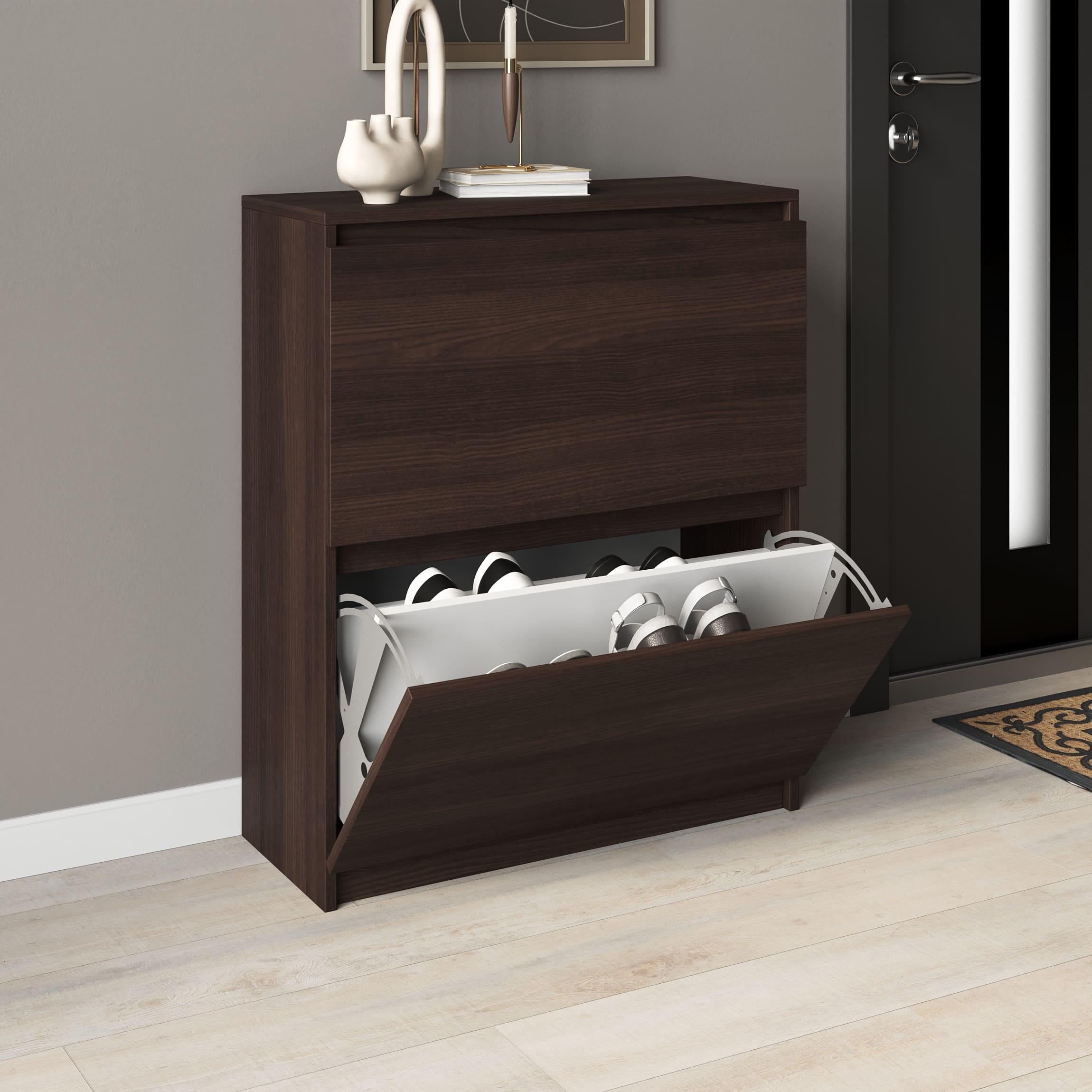 Тумба для взуття на 4 полиці 99х50х30 см Венге (380693) Тумба для взуття на 4 полиці 99х50х30 см Венге (380693)