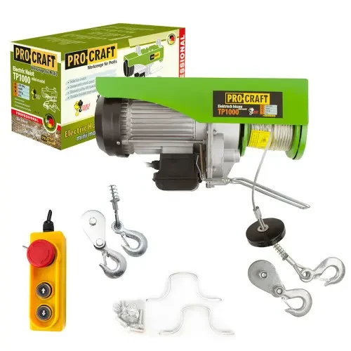 Підіймач електричний Procraft TP1000 1000 кг 20 м (000006278)