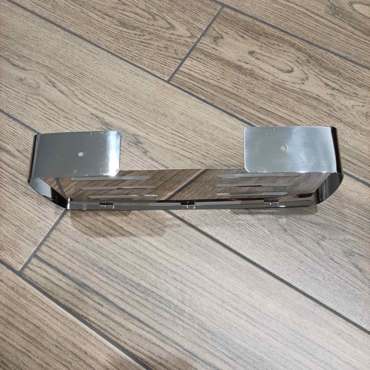 Полиця для ванної SDSO SS304 з нержавіючої сталі пряма 31 см Хром (3299) - фото 7