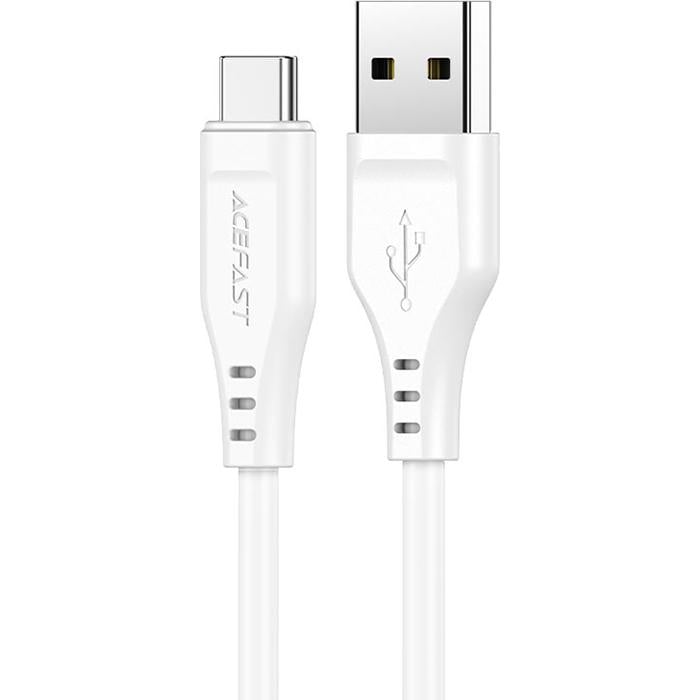 Кабель Acefast C3-04 USB 2.0 USB-A to USB-C 1,2 м 3A White (6974316280873) Кабель Acefast C3-04 USB 2.0 USB-A to USB-C 1,2 м 3A White (6974316280873)