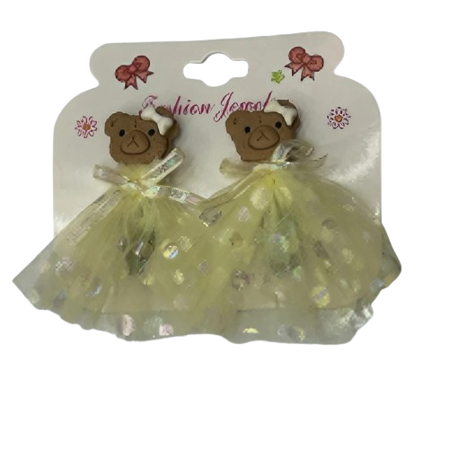 Шпилька для волос Stenson Медведик WW02115 2 шт. (13968211)