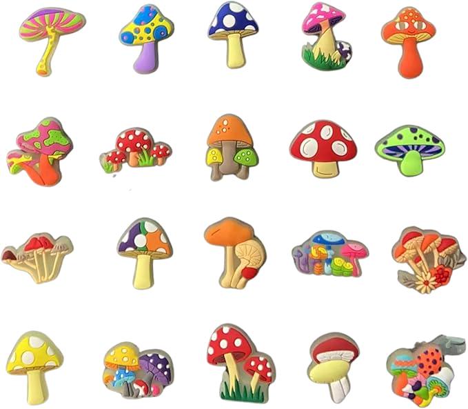 Джибитсы светящиеся грибы 3D 20 шт.