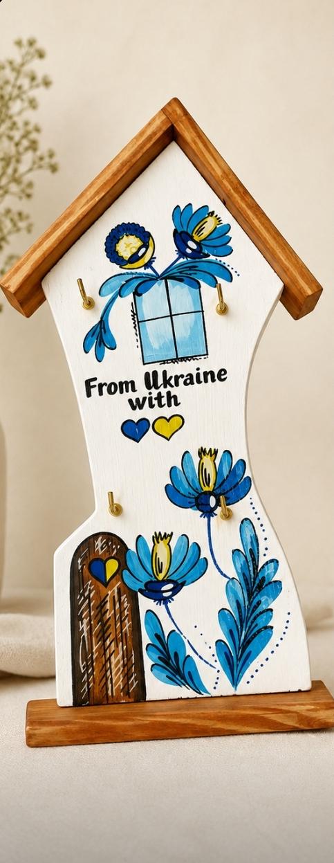 Ключниця настінна деревяна (36986014)