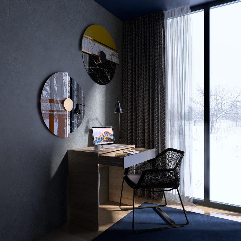 Стол письменный с выдвижным ящиком Эверест Сити-750 75,2х38х74,6 см Дуб сонома/Графитовый (EVR-071105) - фото 3 Стол письменный с выдвижным ящиком Эверест Сити-750 75,2х38х74,6 см Дуб сонома/Графитовый (EVR-071105) - фото 3