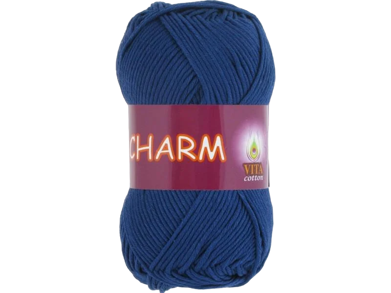 Пряжа Vita Cotton Charm 4158 синий (3328)