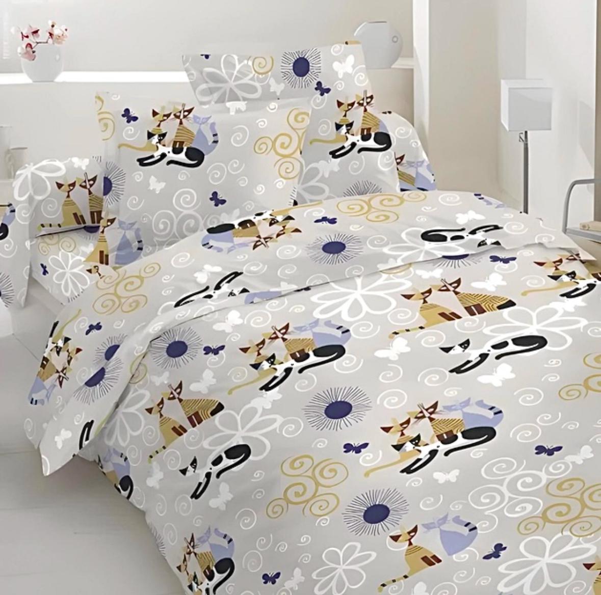 Комплект постільної білизни Vital Textile Голд Люкс бязь полуторний 150х220 см (BL1.5-1047)