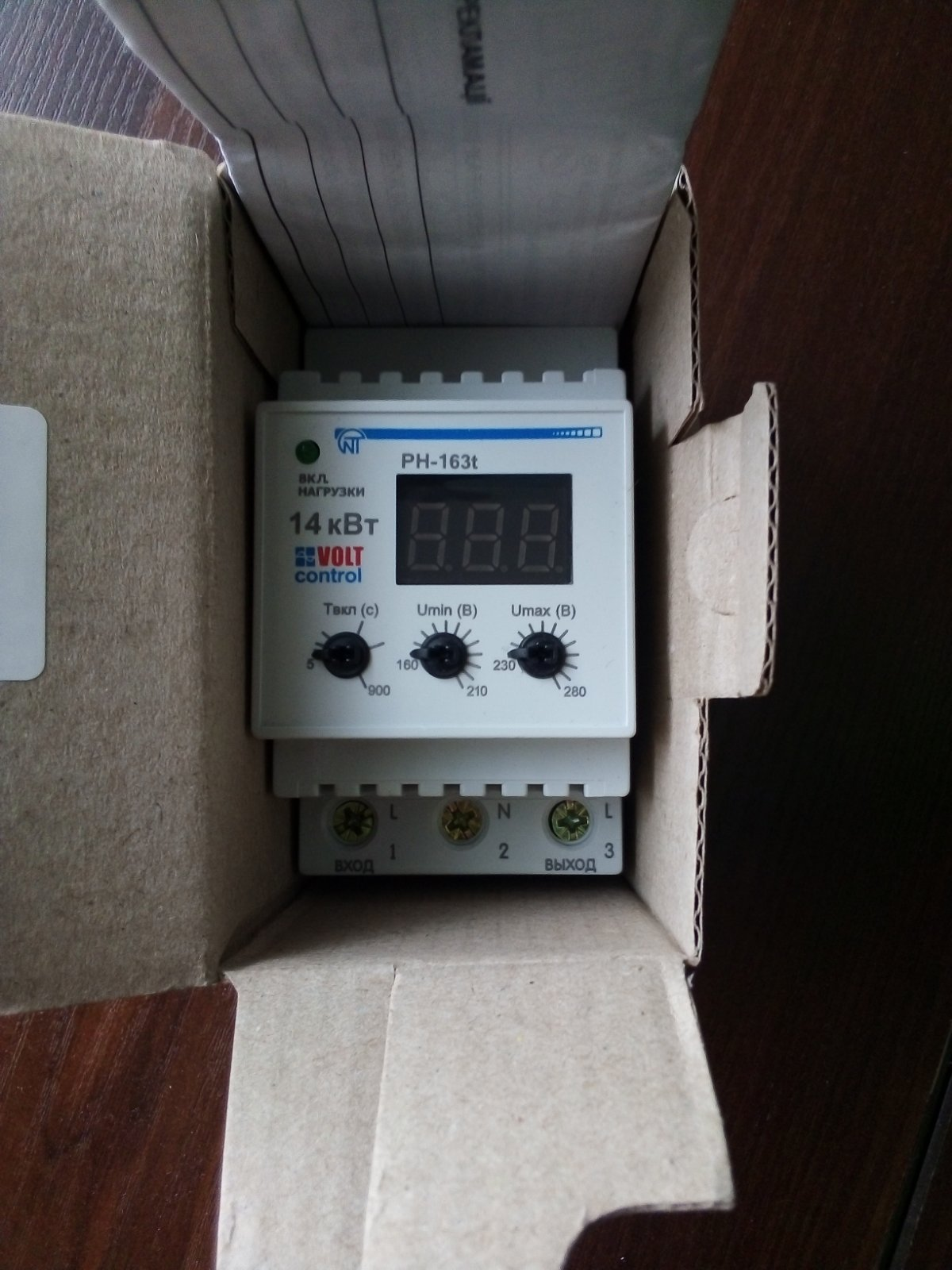 Реле захисту та контролю напруги Novatek-Electro РН-163Т Volt Control 63 А - фото 6 Реле захисту та контролю напруги Novatek-Electro РН-163Т Volt Control 63 А - фото 6