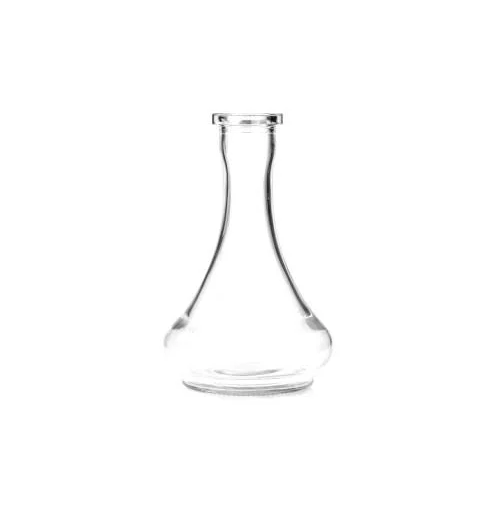 Колба для кальяну Drop 2x2 Hookah універсальна база під ущільнювач 25 см Прозорий