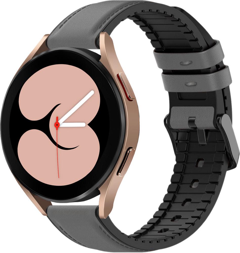 Ремінець шкіряний Tamyx для Galaxy Watch 4 40 мм Grey (31584-33)