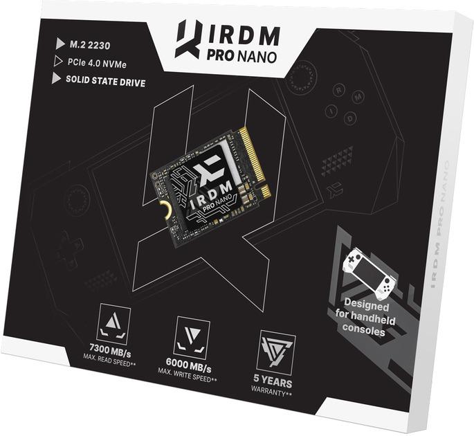 SSD-диск Goodram IRDM Pro Nano 1 Тб M.2 2230 PCI Express 4.0 x4 (IRP-SSDPR-P44N-01T-30) - фото 5 SSD-диск Goodram IRDM Pro Nano 1 Тб M.2 2230 PCI Express 4.0 x4 (IRP-SSDPR-P44N-01T-30) - фото 5